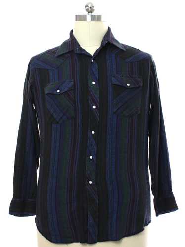 1990's Wrangler Mens Flannel Western Shirt