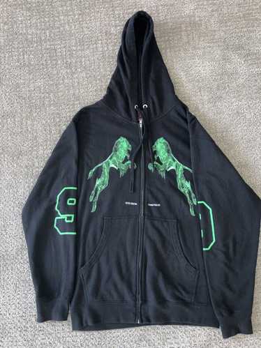 Drain Gang Zipper Hoodie by Artistshot