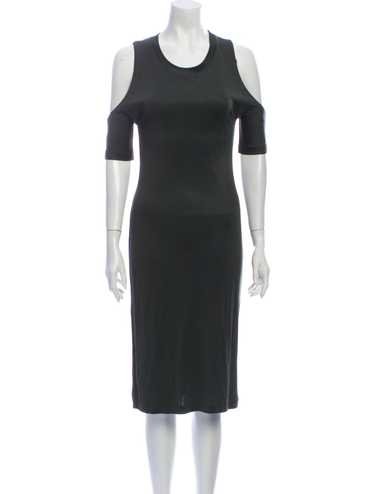 Calvin Klein Collection Sheath Dress Green Short … - image 1