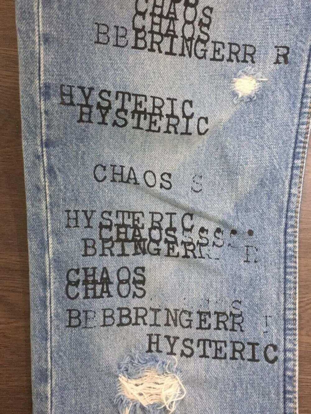 Hysteric Glamour Archive Chaos Script Distressed … - image 3