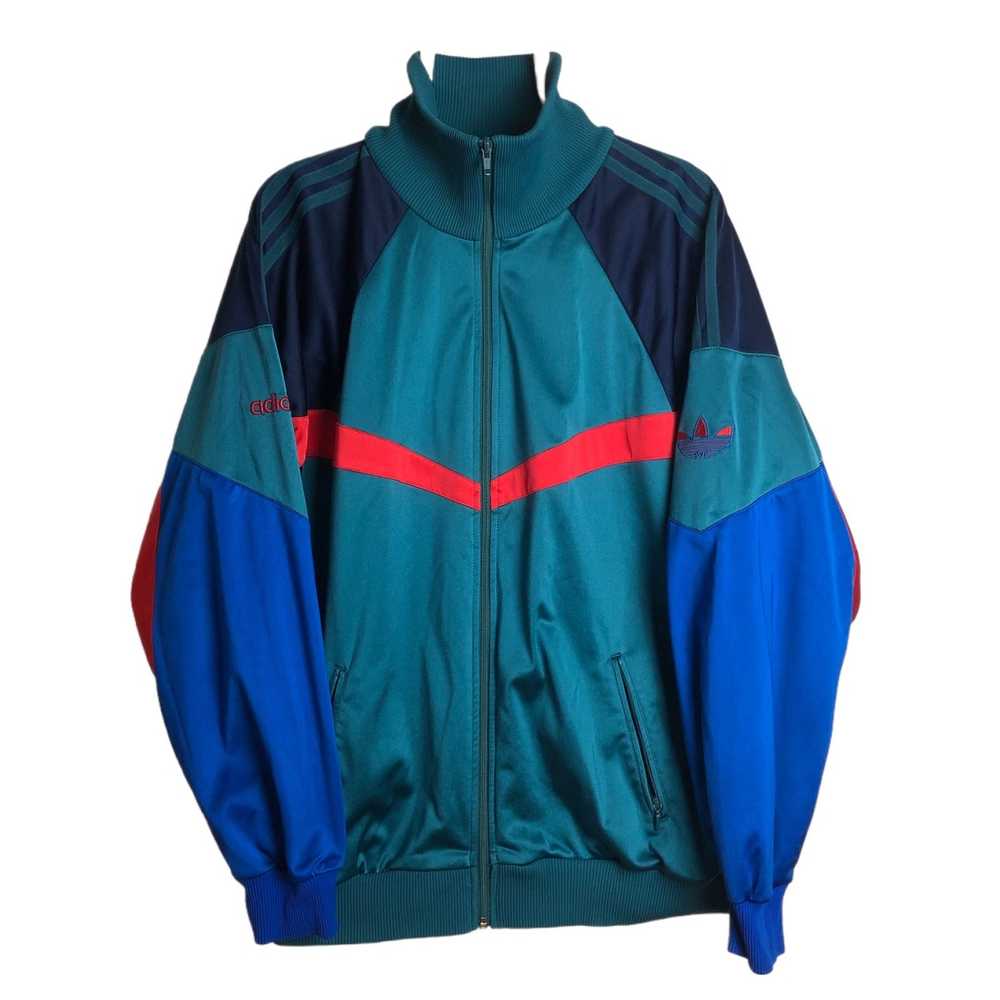 Adidas Adidas turquoise track jacket sweatshirt b… - image 1