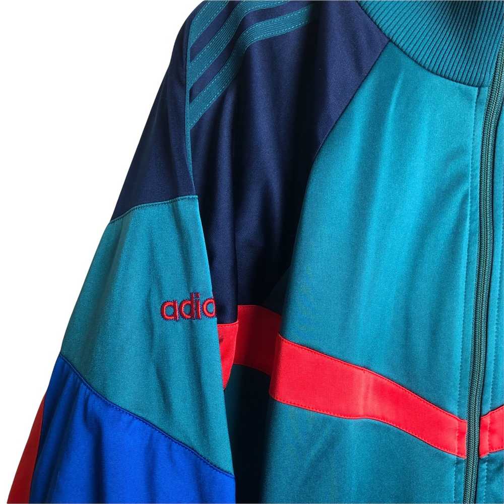 Adidas Adidas turquoise track jacket sweatshirt b… - image 3