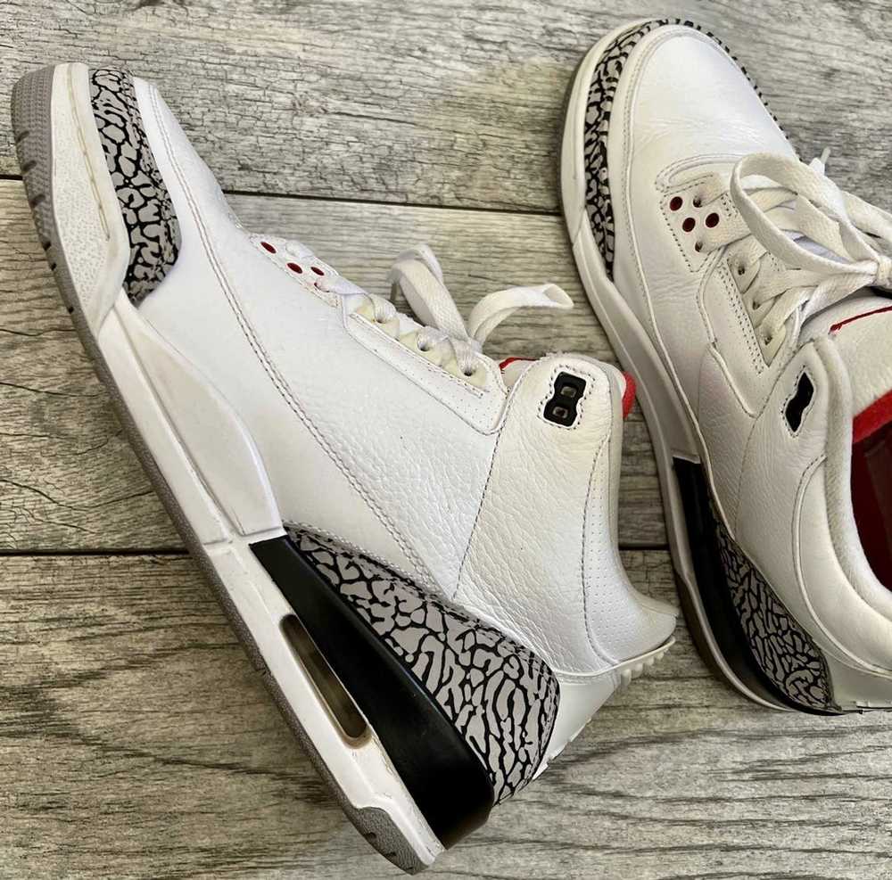 Jordan Brand × Nike Air Jordan 3 Retro 2011 White… - image 9