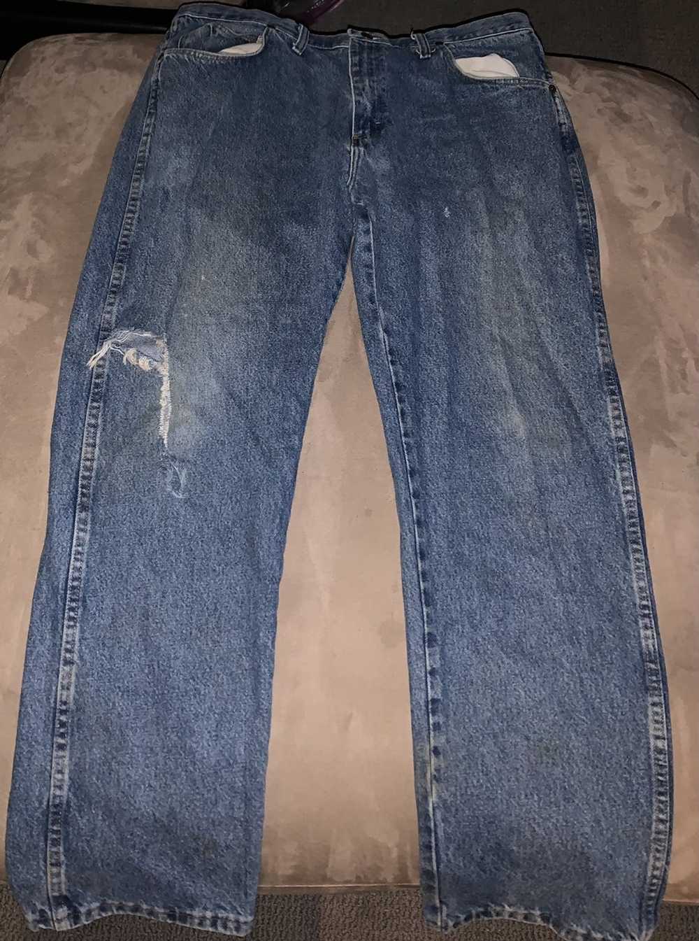 Vintage × Wrangler Vintage Wrangler Jeans 36x30 - image 2