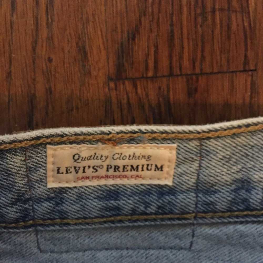 Levi's Levi’s Premium Line 501 Big E Light Wash J… - image 7