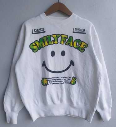 Japanese Brand × Vintage Smily Face sweatshirt - image 1