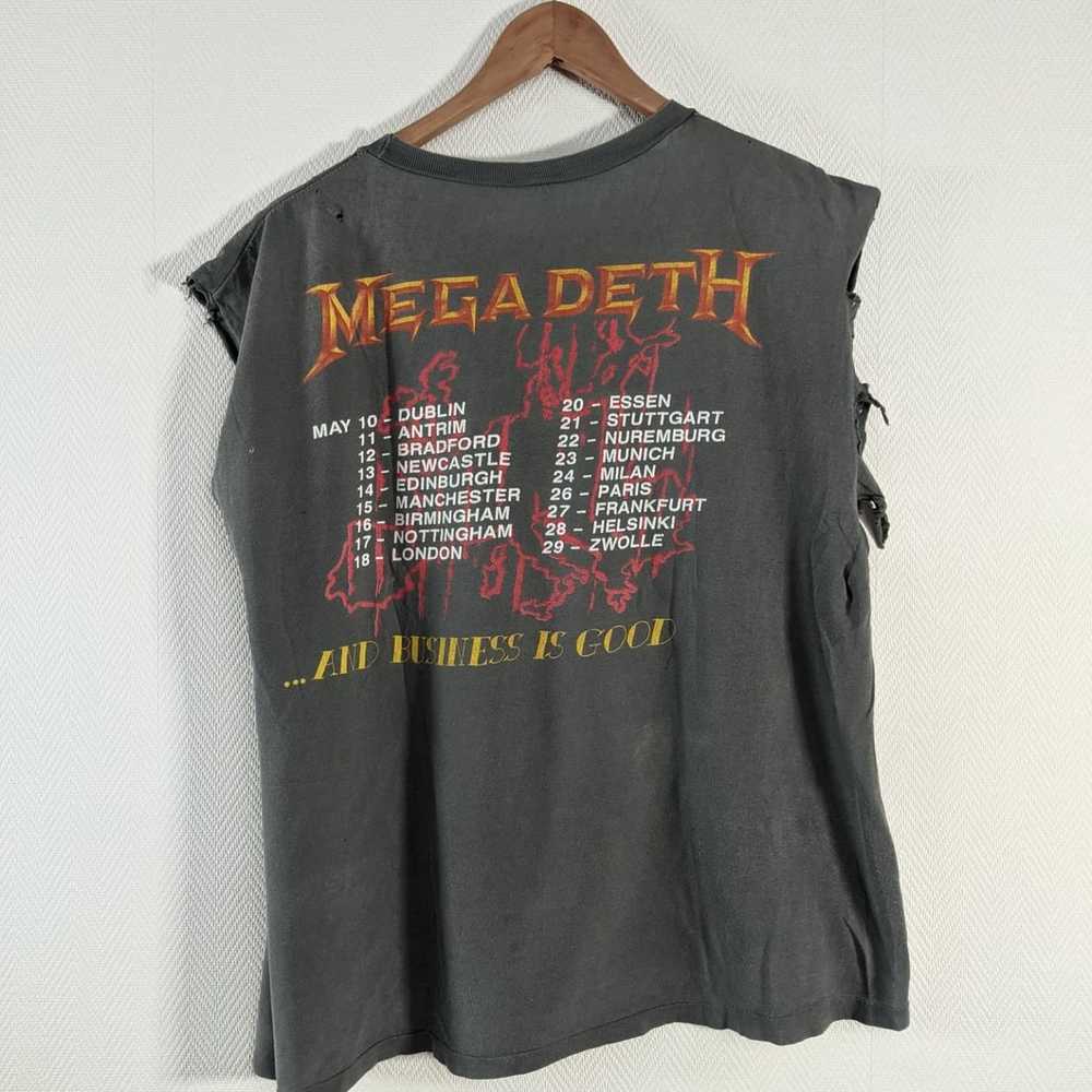 Band Tees × Megadeth × Vintage 1988 killing is my… - image 2