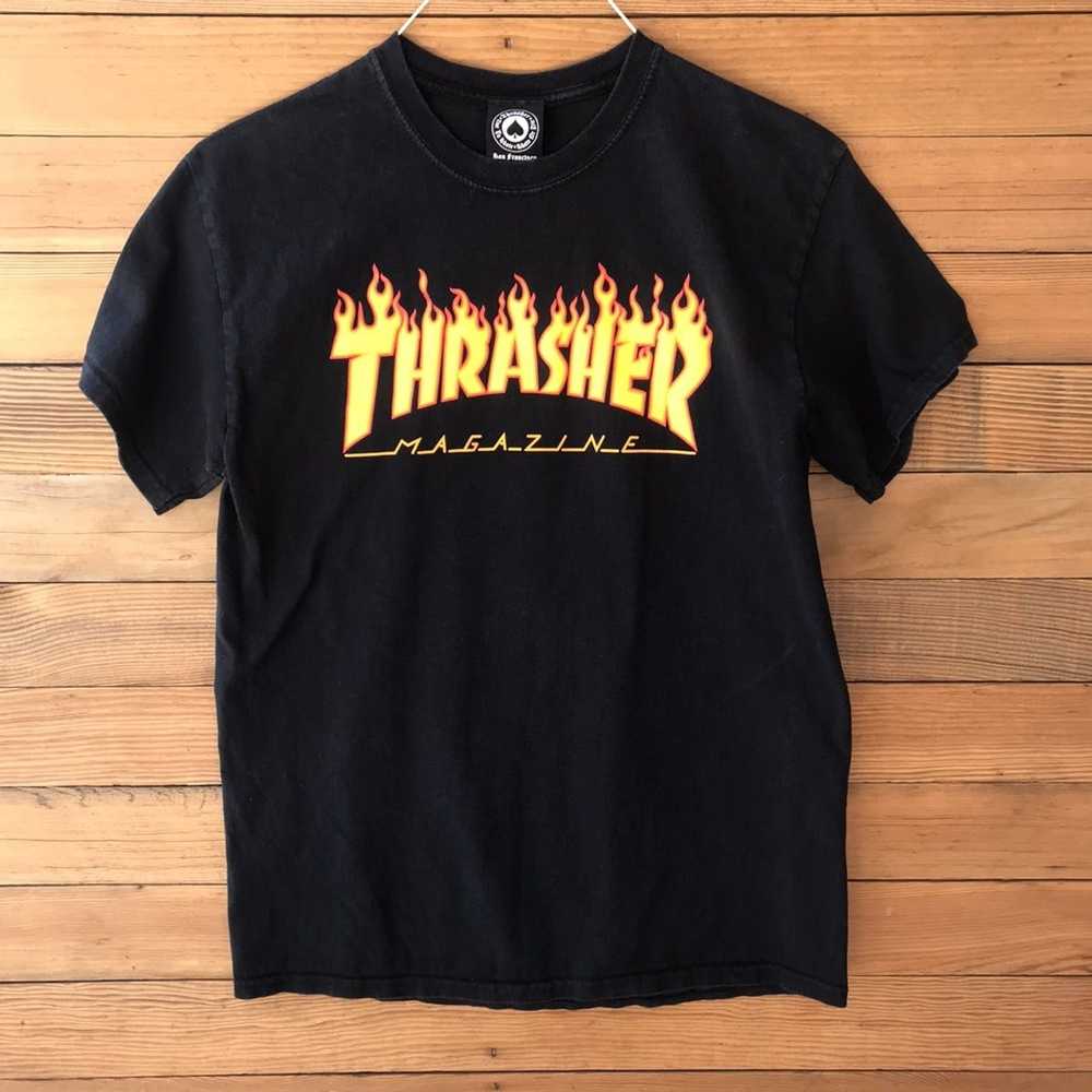 Thrasher Thrasher Magazine Flame logo T-shirt - image 1