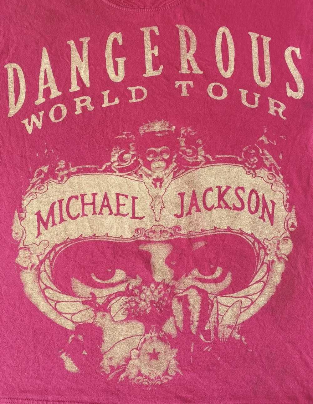 Vintage Vintage Michael Jackson Dangerous World T… - image 2