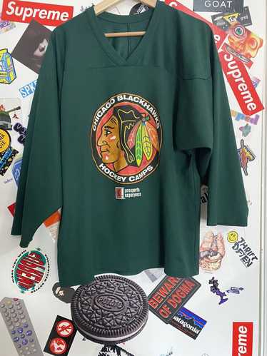 VINTAGE RARE Chicago Blackhawks 1940 Heritage Collection NHL Hockey Jersey  XL