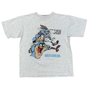 Ncaa × Vintage UNC Tarheels Looney Tunes 90s Sing… - image 1