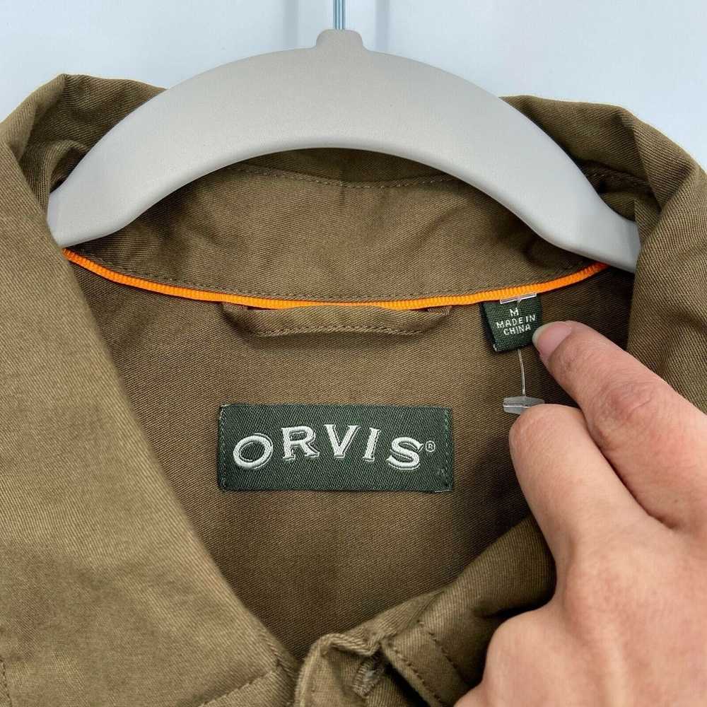 Orvis Orvis Mens M Shirt Green Quilted Shoulder B… - image 5