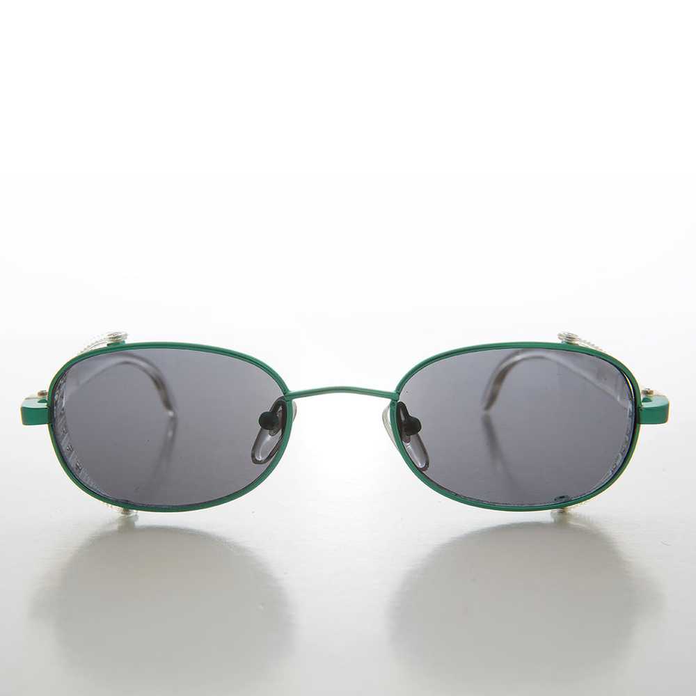Cyber Punk Colorful Side Shield Vintage Sunglass … - image 4