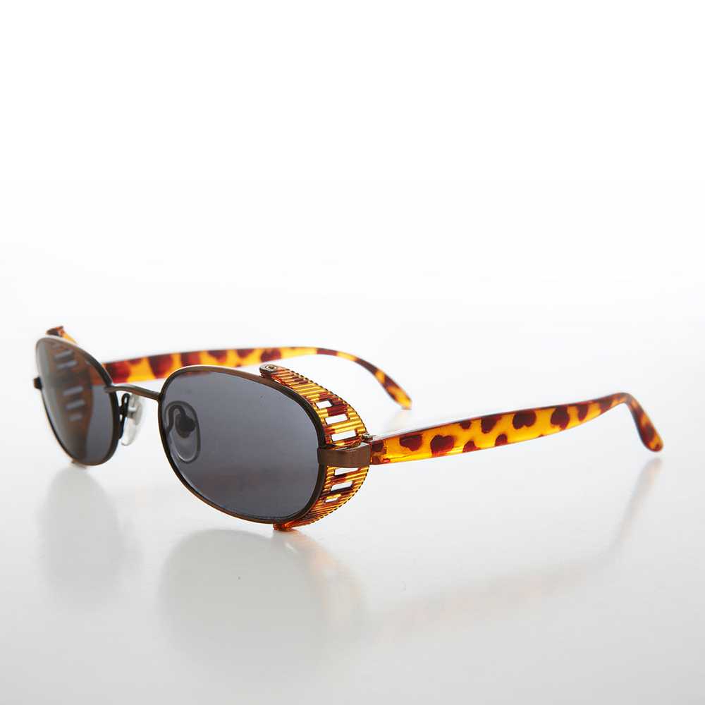 Cyber Punk Colorful Side Shield Vintage Sunglass … - image 5