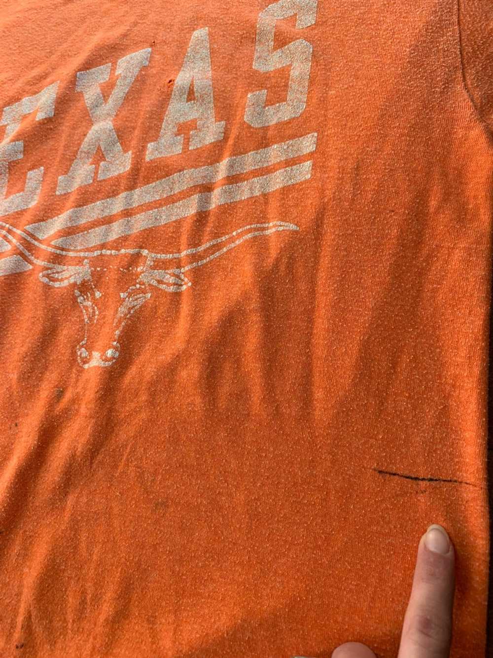 Vintage 80s Texas Longhorns burnt orange tee🧡 - image 6