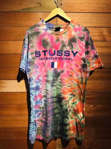 Custom × Stussy custom made Stussy Tie dye
