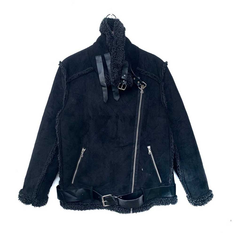 B 3 × Genuine Leather × Leather Jacket Vintage Ma… - image 1