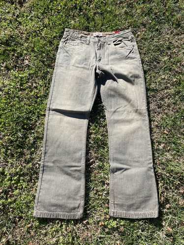 Distressed Denim Vintage Plugg patch work jeans