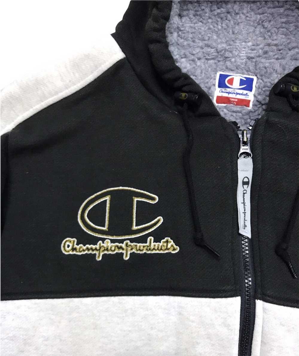 Champion × Streetwear CHAMPION HODDIE ZIPPER MULT… - image 4