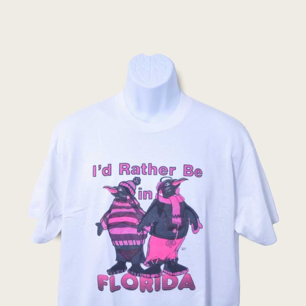 Vintage 80s Florida Penguins t-shirt - image 2