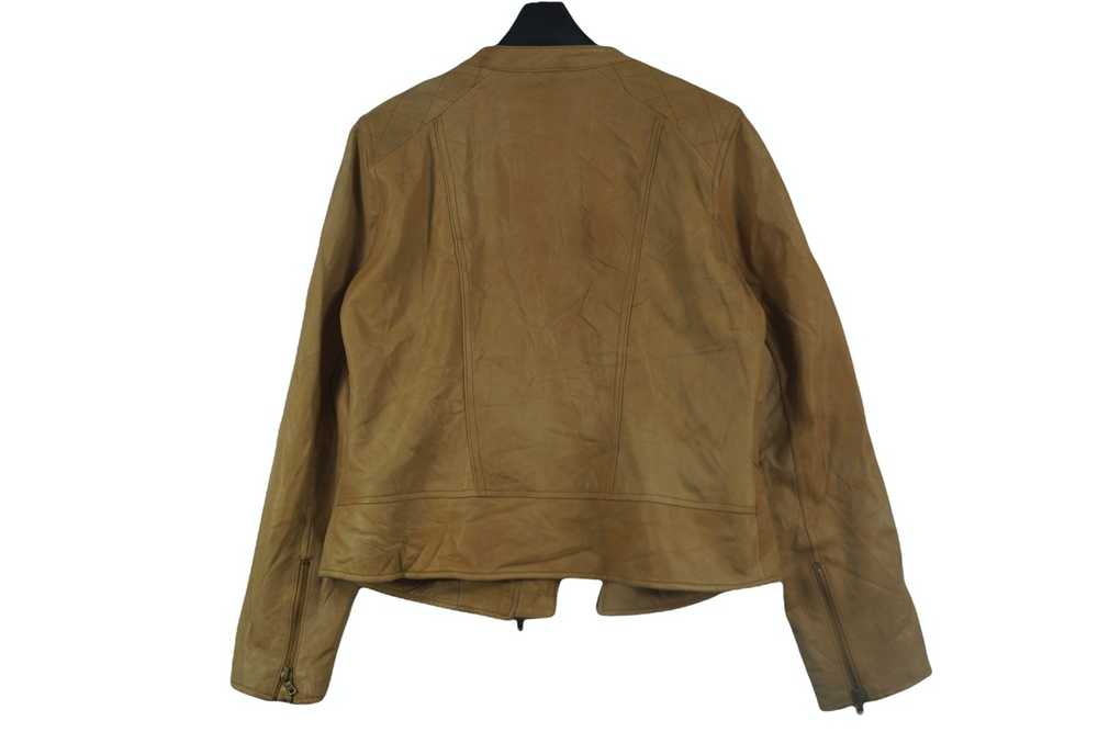 Gap Rare!! Gap Leather Jacket Nice Designe - image 4