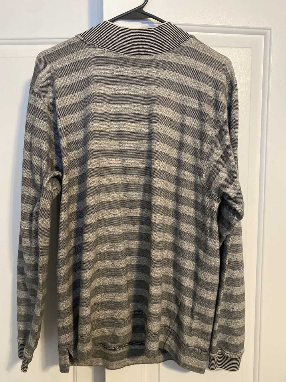 Vintage Striped Mock Neck - image 1