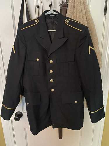 Military 41LA US Army dress blue top.