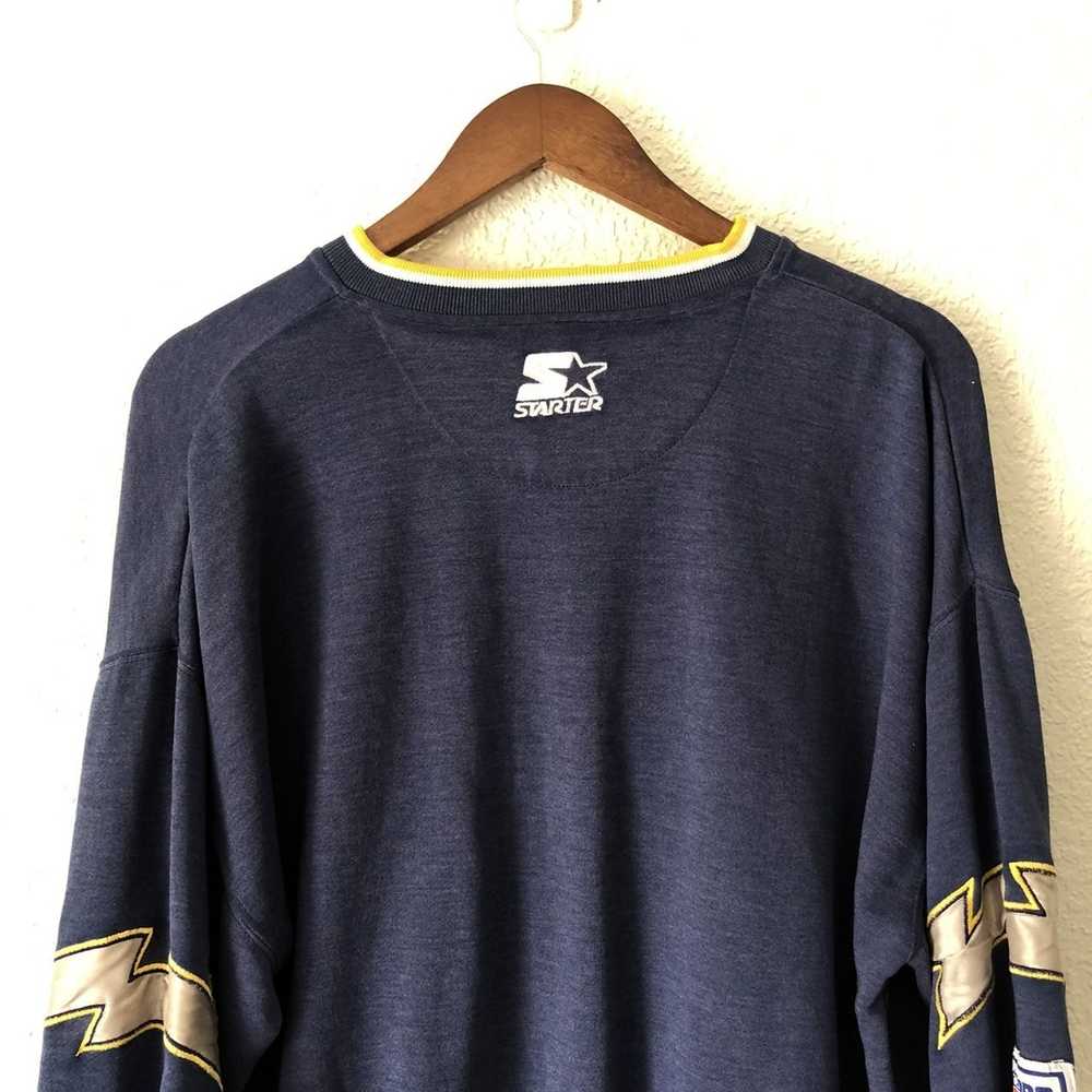 Starter Chargers Pro USA Crewneck - image 4