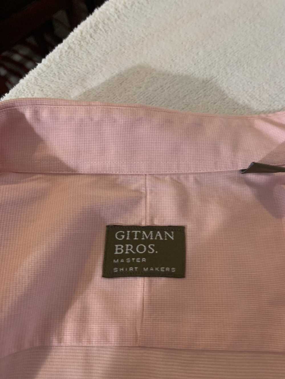 Gitman Gold Spread collar dress shirt 16.5x 32 - image 8