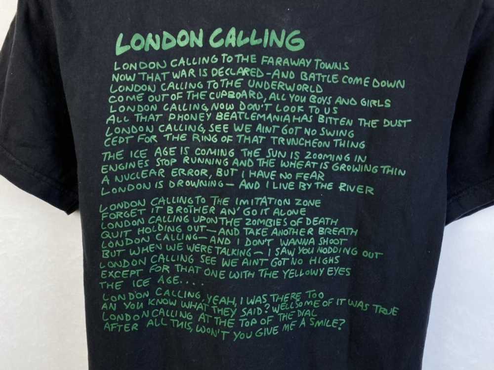 Vintage Vintage T Shirt The Clash London Calling … - image 7