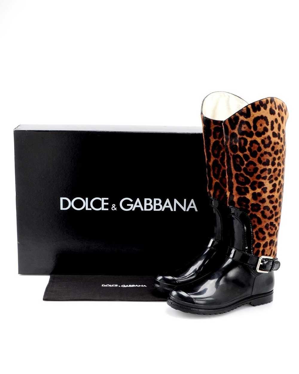 Dolce & Gabbana Dolce & Gabbana Leopard Print Pon… - image 5
