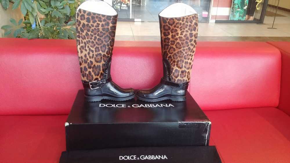 Dolce & Gabbana Dolce & Gabbana Leopard Print Pon… - image 6