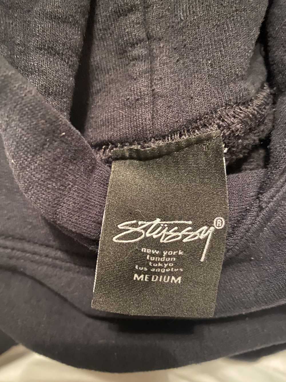 Streetwear × Stussy Vintage Stussy Hoodie Logo Sw… - image 4