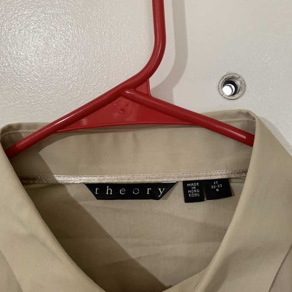 Theory Marco P Plain Front Button Front shirt - image 8