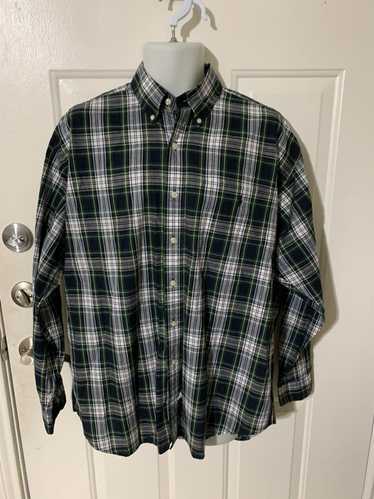 Ralph Lauren The Big Shirt Button down Tartan plai