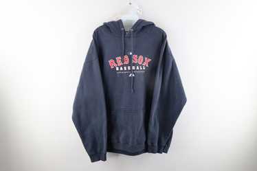 Vintage Boston Red Sox Hoodie Sweatshirt Navy Small - Cloak Vintage