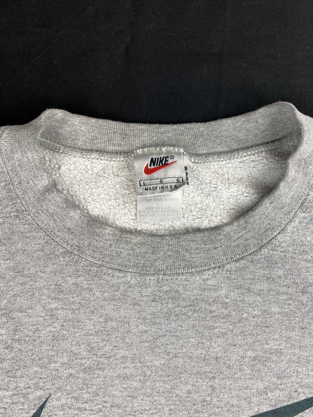 Nike × Vintage Vintage 90s Nike Air Sweatshirt Sw… - image 3