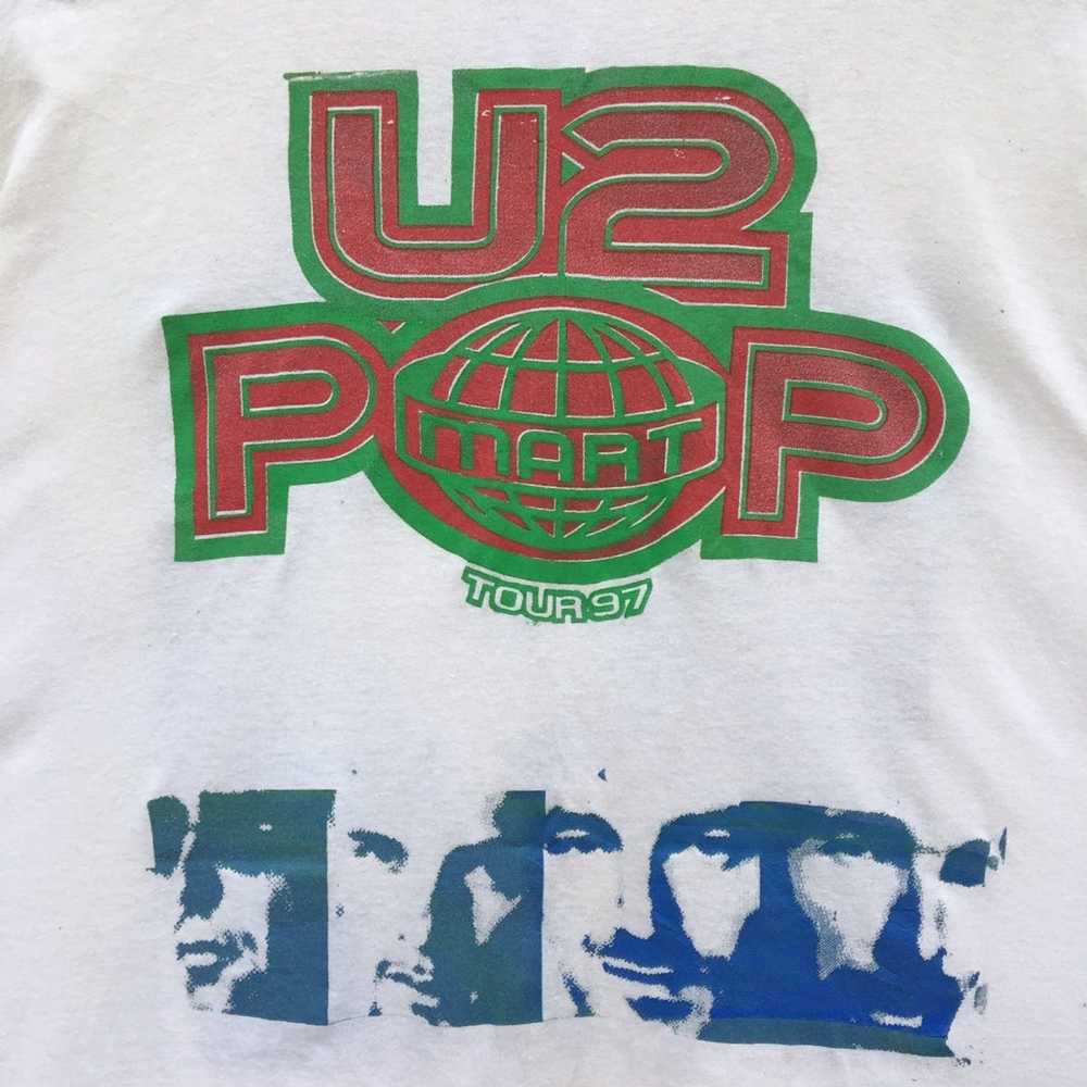 Band Tees × Vintage SUPER RARE‼️Vintage U2 POP TO… - image 8