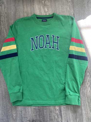 Noah Noah green striped longsleeve / crewneck medi