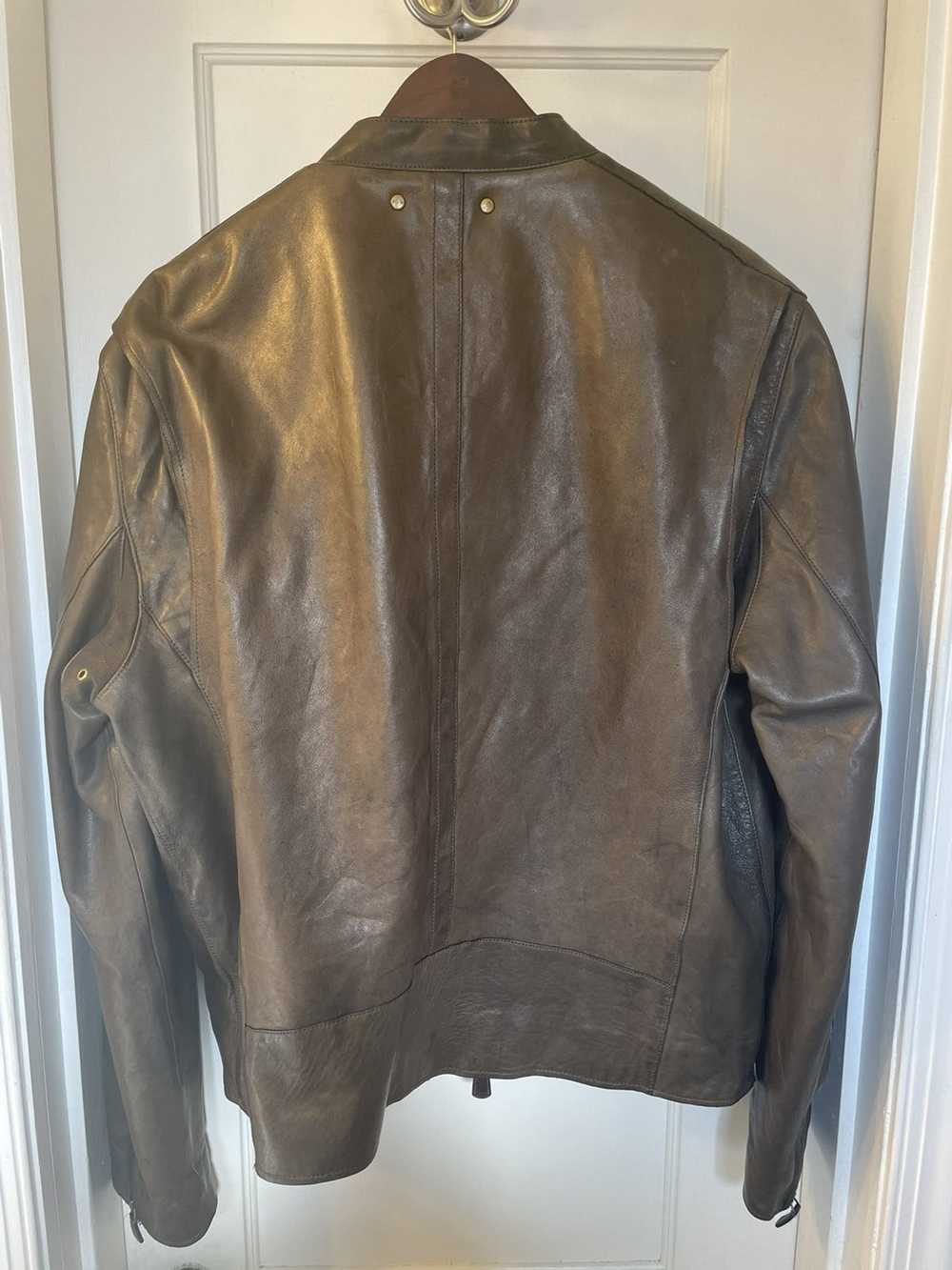 Coach Coach Mens Bleecker Leather Racer Jacket - image 2