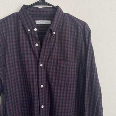 Outerknown Outerknown OK Plaided Button Down Long 