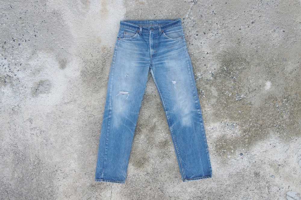 Levi's Vintage Clothing Vintage 80s levis 505 ora… - image 1