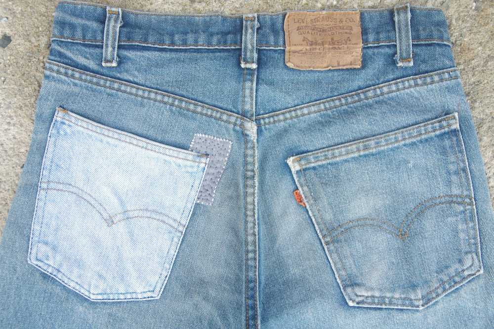 Levi's Vintage Clothing Vintage 80s levis 505 ora… - image 8