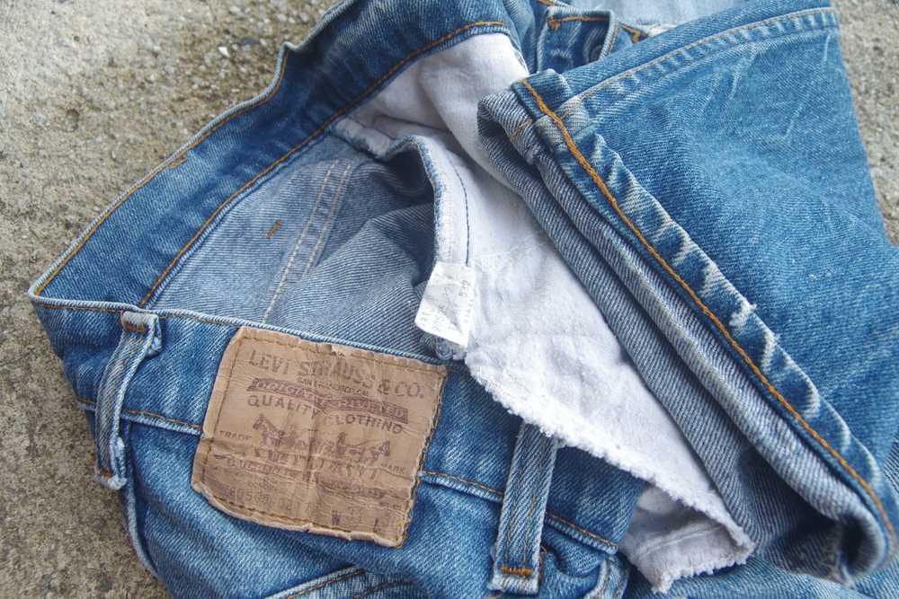 Levi's Vintage Clothing Vintage 80s levis 505 ora… - image 9