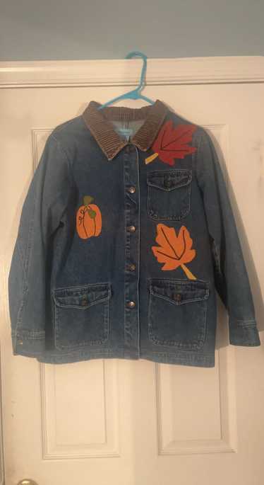 Denim Jacket × Vintage Embroidered Jean Jacket