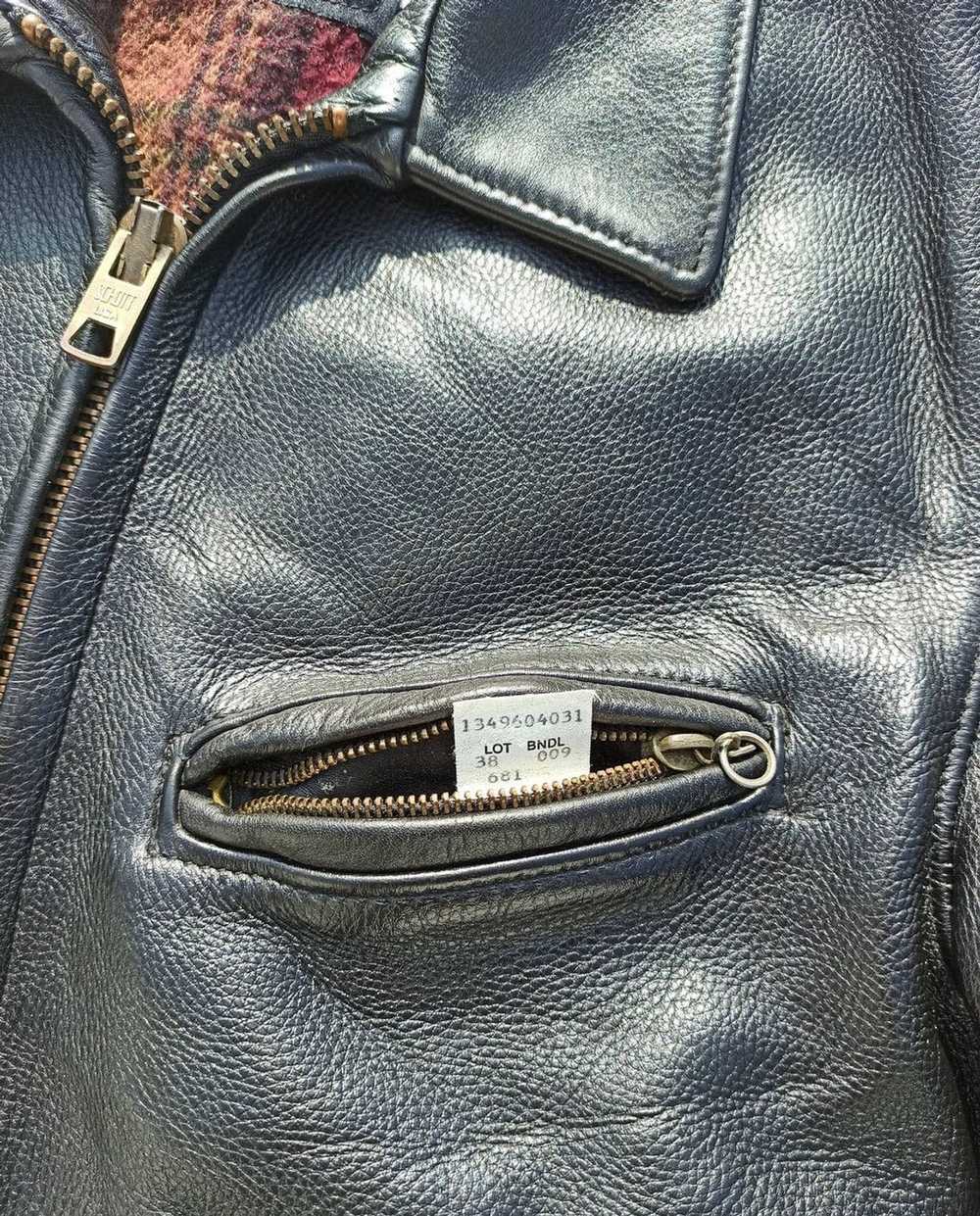 Leather Jacket × Schott × Vintage Vintage 80s SCH… - image 5