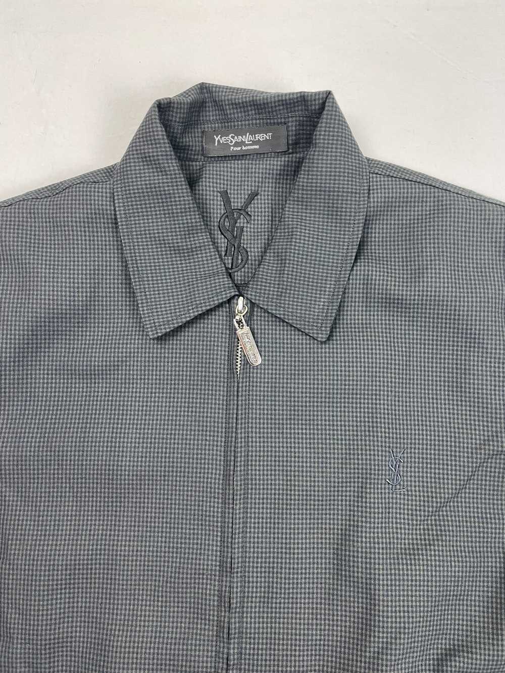 Ysl Pour Homme Vintage YSL Zip Up Jacket Designer… - image 2
