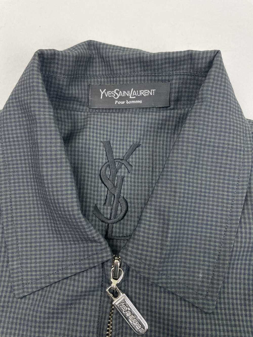 Ysl Pour Homme Vintage YSL Zip Up Jacket Designer… - image 3