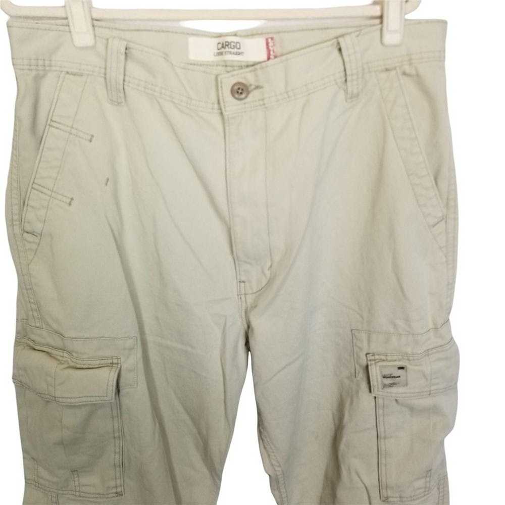 Levi's Levi's Mens 36X32 Tan Loose Straight Leg P… - image 2