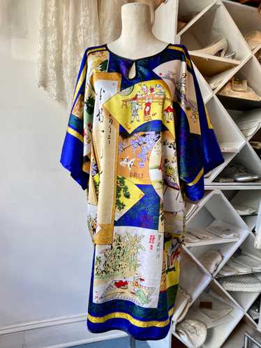 Printed Silk Nightgown - image 1